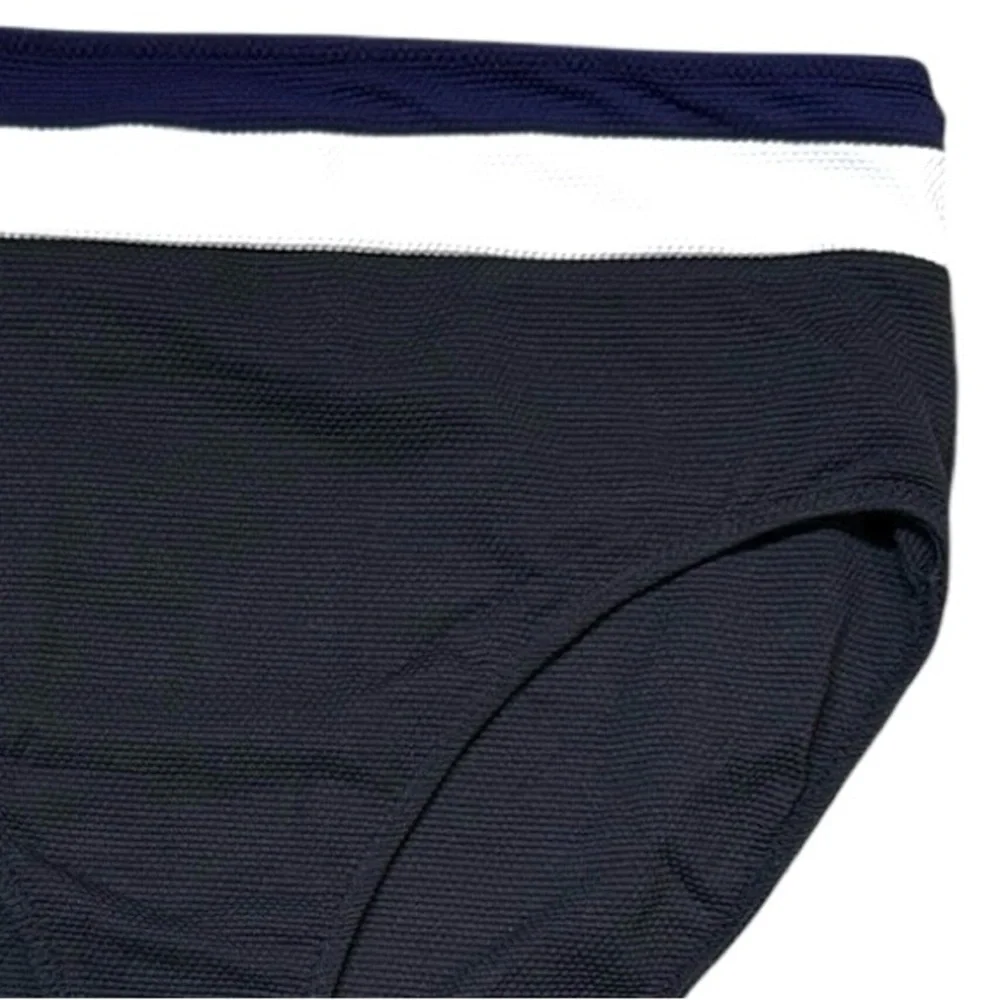 Tommy Bahama Island Cays Colorblock Reversible Hi Waist Bikini Bottom